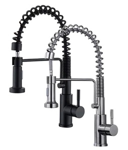 Nanan guanshu hiện đại cổ điển duy nhất xử lý LED Đen kéo xuống vòi bếp kinh tế thiết bị vệ sinh nhà cung cấp Trung Quốc cho khách sạn - Product Image 3