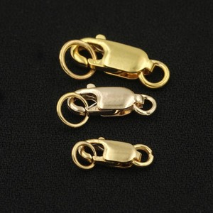 American 14K Gold Filled Lobster Buckles <strong>Loop</strong> Spacer Combination Set DIY Bracelet Necklace Finishing Material Accessories - Product Image 3