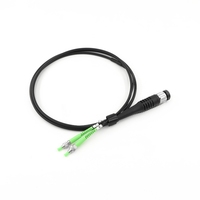 Connecteur femelle ODC étanche IP68 de fabrication chinoise pour extérieur, mâle et femelle vers LC, câble de raccordement à fibre optique polarisée PM 2 cœurs
