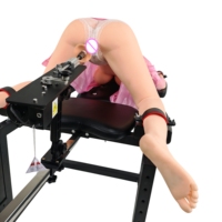Fauteuil Gynécologique Multifonctionnel Réglable Menottes Métalliques Posture Allongée et Ventrale Machine Sexuelle Silencieuse Avancée Produits SM