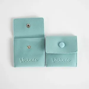 Sacchetto Quadrato per Gioielli alla Moda, Confezione Regalo in Morbido Velluto per Bracciali, Collane e <span class=keywords><strong>Orecchini</strong></span> - Product Image 4