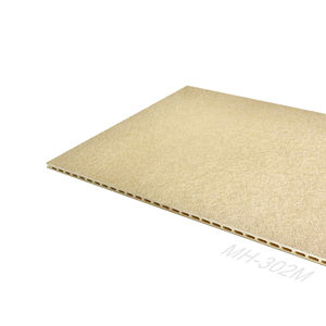 Panneau mural en composite bois-plastique résistant aux intempéries en fibre de bambou WPC, texture métallique, revêtement en PVC, <span class=keywords><strong>lambris</strong></span>, panneaux muraux - Product Image 3