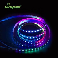 Pixel LED étanche adressable contrôlé par WiFi 96LEDs/M Programmable Magic Color Digital Ribbon Light Strip Landscape