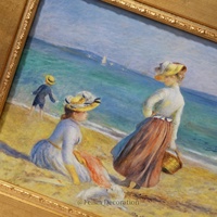 Tableaux de paysages européens et fleurs, peintures à l'huile vintage, art mural pour chambre, articles de décoration intérieure en bois, toile de luxe à suspendre, mariage