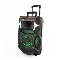 Système de sonorisation 2.0 canaux 12 pouces avec télécommande 5.0, éclairage LED RGB 20W et micro intégré pour home cinéma et soirées