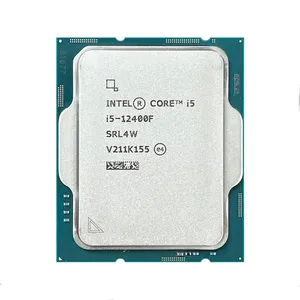 인텔 코어 i5-12400F i5 12400F 2.5 GHz 6 코어 12 스레드 CPU 프로세서 10NM L3 = 18M 65W LGA 1700