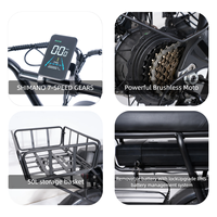 Bicicleta Eléctrica Urbana Ecoride Ebike V5, 250w 15ah, Neumáticos Anchos, para Adultos, Disponible en Almacenes de EE. UU., Australia y Europa