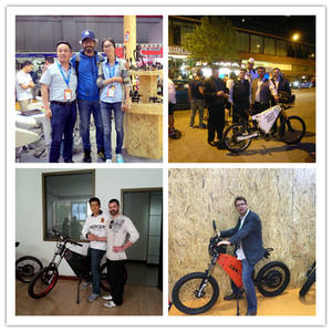 Электрический велосипед enduro ebike, 72 в, 12000 Вт, с батареей 48 Ач - Product Image 5