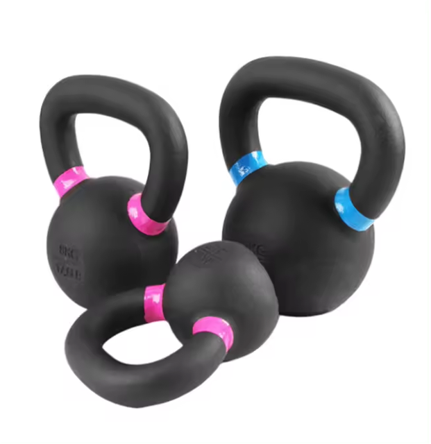 Wholesale Factory OEM ODM Competition Cast Iron Kettle Bell Weights Powder Coated Kettlebell