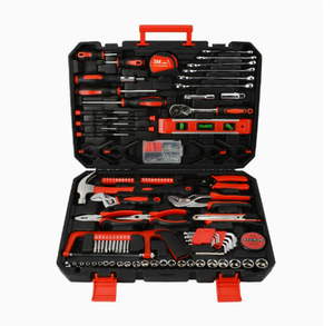 Juego de Herramientas de Reparación General de Acero al Carbono, Caja de Herramientas Portátil Resistente para Renovación del Hogar, Trabajos de Reparación y Montaje Doméstico - Product Image 3