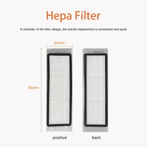 2025 nouveau Pur 1 ensemble Robot <span class=keywords><strong>Roborock</strong></span> <span class=keywords><strong>S5</strong></span> <span class=keywords><strong>Max</strong></span> S6 personnalisé en plastique électrique haute efficacité remplacement Commercial filtre Hepa - Product Image 3