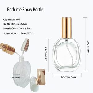 Wholesale Square Empty Spray <b>Bottle</b> Vintage Manufacturer Luxury Empty <b>30ml</b> 50ml 100ml <b>Perfume</b> <b>Bottle</b> for <b>Perfumes</b> - Product Image 2