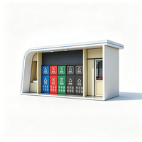 Station de tri des déchets à fonctionnement silencieux et intelligent avec compactage à faible bruit pour les zones résidentielles et la collecte nocturne.