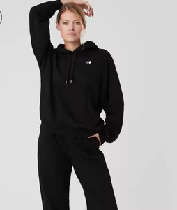 Женская Повседневная Толстовка из 100% хлопка с высоким капюшоном, Длинная толстовка для осенне-зимнего сезона - Product Image 4