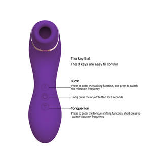 Clitoridien sucer langue vibrateur sein mamelon dispositifs de succion sexe femme chatte vagin ventouse masturbateur Licker Sexy - Product Image 6