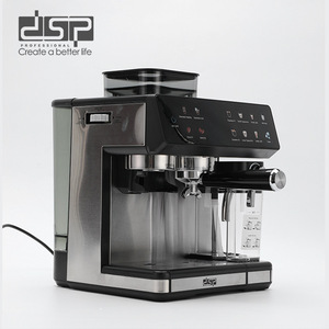 Machine à expresso DSP KA3146, commande numérique, réservoir d'eau de 2,0 L, cafetière en acier inoxydable, utilisation à domicile ou au bureau - Product Image 2