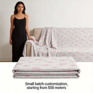 Tissu jacquard tricoté <span class=keywords><strong>100</strong></span>% polyester certifié Oeko-Tex <span class=keywords><strong>100</strong></span> à motifs floraux pour <span class=keywords><strong>matelas</strong></span> - Product Image 4