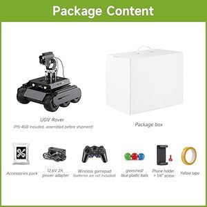 AIsmartlink Waveshare UGV Rover Robot IA de 6 Ruedas y Tracción en las 4 Ruedas de Código Abierto, Compatible con Raspberry Pi 5, Controles Duales - Product Image 2