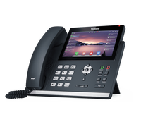 Téléphone SIP Yealink T48U avec écran tactile couleur rétroéclairé de 7 pouces, PoE IP, double ports USB, double port Gigabit Ethernet, 16 comptes SIP