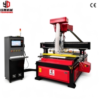 Routeur CNC pour la découpe et la gravure 3D du bois, adapté à l'industrie du meuble, du bois, de l'acrylique et du PVC