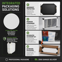 Lot de 3 triptyques d'art mural en aquarelle encadrés or, motifs cactus, succulentes, figue de Barbarie, botanique du désert, impressions sur toile, décoration de luxe pour hôtel