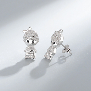 925 in argento Sterling romantico carino per ragazze e bambini ciondolo zircone in pietra rodiato gioielli per matrimoni feste regalo - Product Image 3