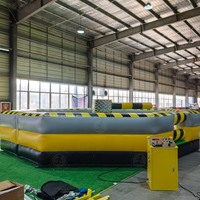 Jeu gonflable d'obstacles Meltdown Machine Wipeout Sweeper Last Man Standing pour fête