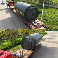 Machine de pyrolyse de déchets plastiques à cycle intermittent, abordable, pour transformer les pneus usagés, les déchets plastiques et les déchets résidentiels en huile combustible