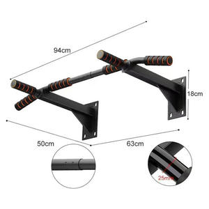 Barra per Trazioni da Parete Singola, Attrezzatura Fitness per Interni, Installazione a Muro in Acciaio con Montaggio a Trapano - Product Image 5