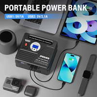 Démarreur de voiture, camion et moto portable multifonction 6-en-1, batterie externe, gonfleur de pneus, compresseur d'air, lithium-ion