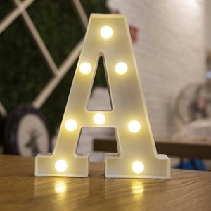 Letreros retro a pilas <span class=keywords><strong>con</strong></span> forma de letras de feria, lámparas decorativas LED estilo carnaval - Product Image 6