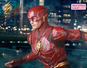 Equipo de prototipos <span class=keywords><strong>Flash</strong></span> superhéroe 30cm estatua PVC figura de acción juguetes de modelos coleccionables regalo - Product Image 6