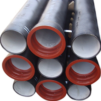 Meilleur choix DN80-1200mm Tuyau en fonte ductile à raccordement par emboîtement, revêtu de bitume pour les infrastructures de canalisations souterraines