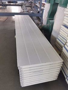 Giá tốt nhất hiện đại phong cách thiết kế PU Polyurethane bên ngoài bức tường Ốp Tấm bánh sandwich Hot Bán thép làm cho biệt thự - Product Image 3