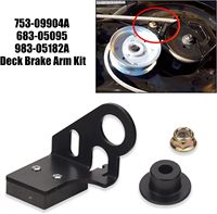 Kit de bras de frein de pont noir/doré pour tondeuses à gazon MTD/Cub Cadet/Craftsman, remplace 753-09904A 983-05182A 683-05095