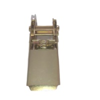 Sangle d'arrimage à cliquet galvanisée colorée de 25 mm (1 pouce) avec tendeur, force de serrage de 800 kg pour la logistique de conteneurs et de camions