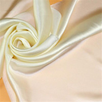 Mulberry asli 100% pencelupan sutra murni 16MM kain sutra Satin pengantin INDAH UNTUK kaus syal kain anak laki-laki