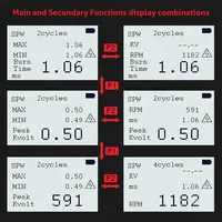 Analyseur d'allumage multi-systèmes KZYEE KM20 – Testeur de bougies d'allumage haute tension, mesure de la tension et du temps de combustion des étincelles, détection de bobines haute tension