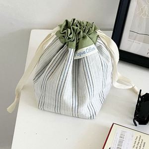 Promotional Reusable Organic Cotton Jewelry Storage <b>Pouch</b> Bags Custom Recycle Beige Muslin <b>Pouch</b> 100% Cotton <b>Drawstring</b> Bag - Product Image 2