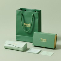 Luxus benutzer definierte Sonnenbrillen Fall Verpackung Box Set Kratzer wasserdichte Laminierung Papiertüten mit benutzer definierten Logo