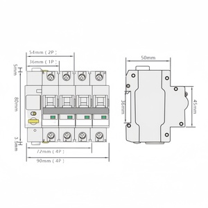 SLS Tuya Smart WiFi RCCB/MCB Circuit Breaker 1P-4P 10A-63A 220V/380V APP <strong>Remote</strong> Control Manual Lockout 6kA Breaking Capacity CE - Product Image 6