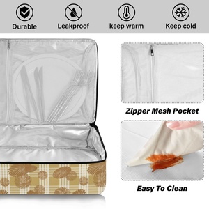 Hawaiian Custom Opihi Design Thermal Food Baking Dish Carrier Cooler Bag Insulated Casserole Dishes Travel Bag with Logo - Product Image 4