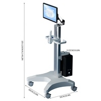 Chariot médical d'hôpital de OC-1 infirmière mobile ont l'ordinateur portable poste de travail médical chariot dentaire OEM Type de meubles d'emballage
