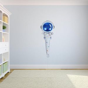 ลูกโป่งฟอยล์รูปนักบินอวกาศแบบถือได้จำนวนมาก, ลูกโป่งเมทัลลิกธีมอวกาศสำหรับเด็ก ตกแต่งงานวันเกิดธีมอวกาศ - Product Image 4