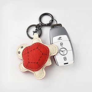 Llavero de Tortuga Pequeña de PU, Colgante de Tortuga de Dibujos Animados, Artículo Decorativo Hecho a Mano, Multifuncional - Product Image 3
