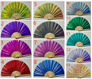 Abanico Plegable de Bambú y PVC Estilo Kung Fu - Product Image 6