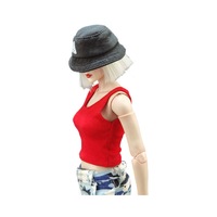 Tenue de Soldat Féminine 1/6 de Haute Qualité, Débardeur en Tissu Uni Très Élastique, Série Fantaisie, Vêtements pour Poupée