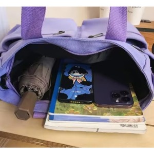 Échantillon gratuit de sacs fourre-tout en toile polyester écologiques, sacs bandoulière, sacs messager de haute qualité pour les entreprises - Product Image 3