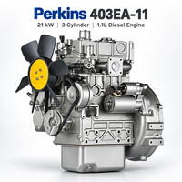 Moteur diesel industriel Pekins 403EA-11, 21 kW, 1,1 L, 3 cylindres, refroidissement liquide, pour générateur, pompe à eau, machines