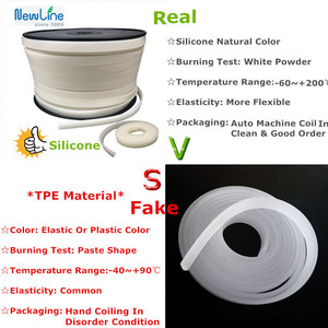 Silicone cao su không thấm nước Gasket Strip <span class=keywords><strong>LED</strong></span> sọc không khung <span class=keywords><strong>LED</strong></span> Backlit vải hộp Đèn Silicone cạnh - Product Image 4